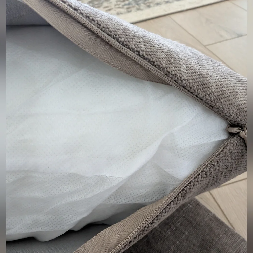 Textured Throw Pillow And Additional Marching Pillow Cover 16
